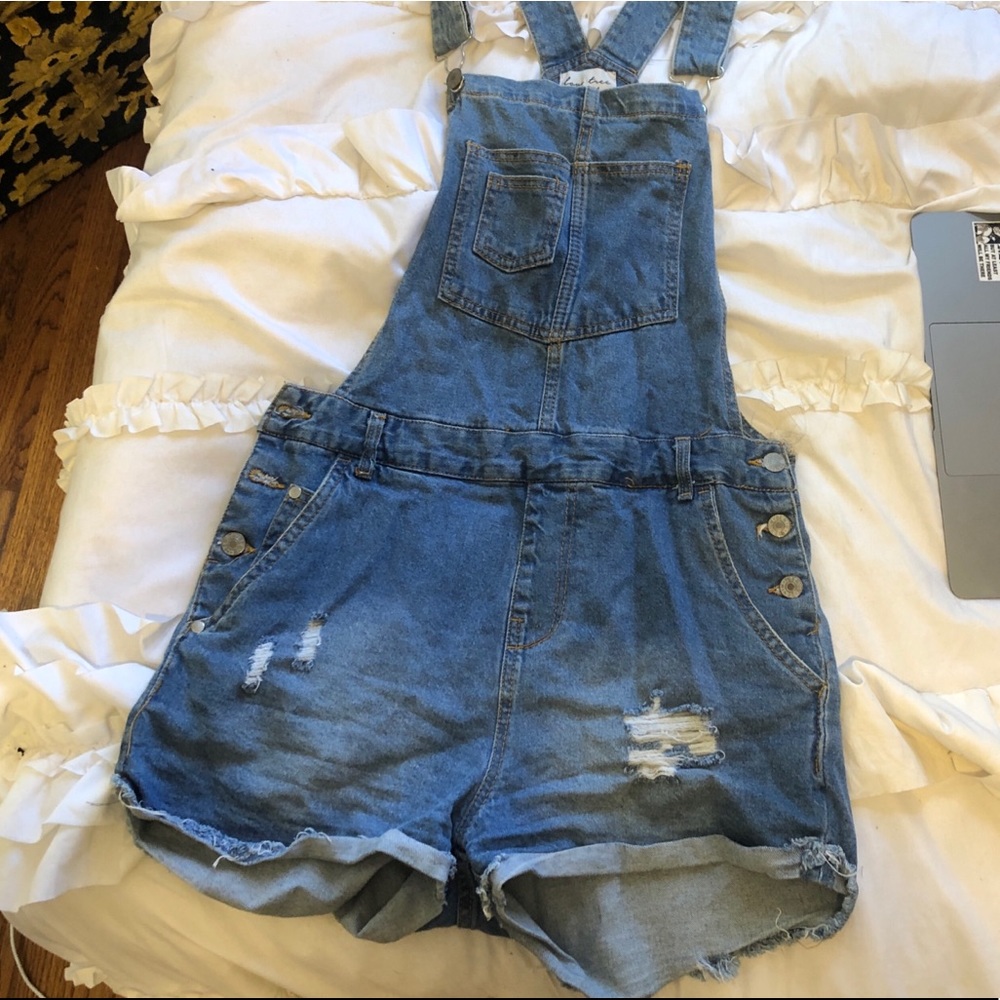 Denim Overalls